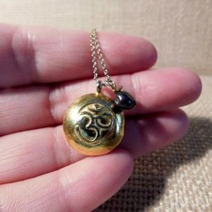 Namaste Yoga Meditation Pendant on a Chain